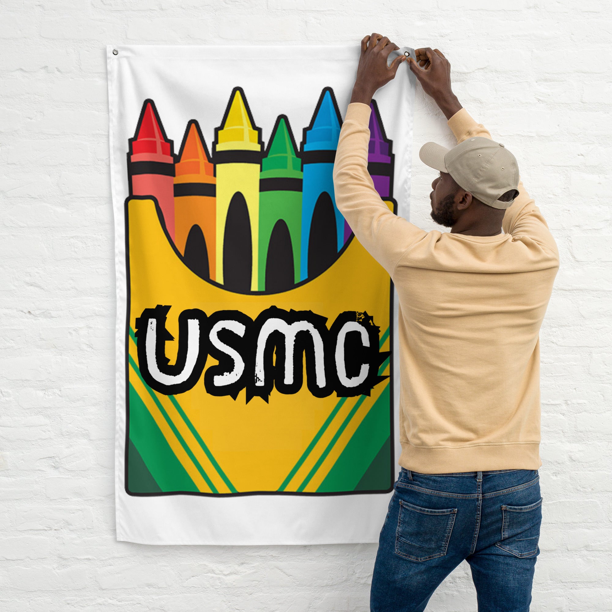 USMC Crayon Flag