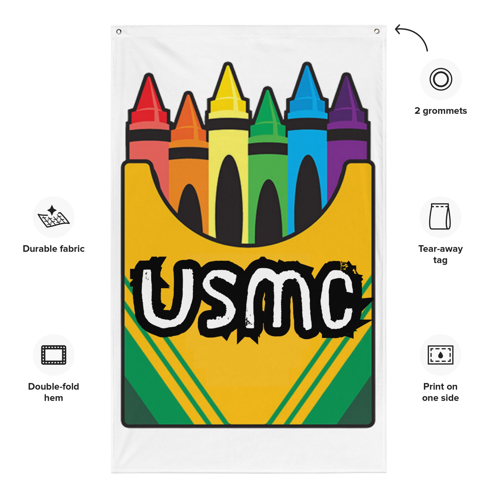 USMC Crayon Flag