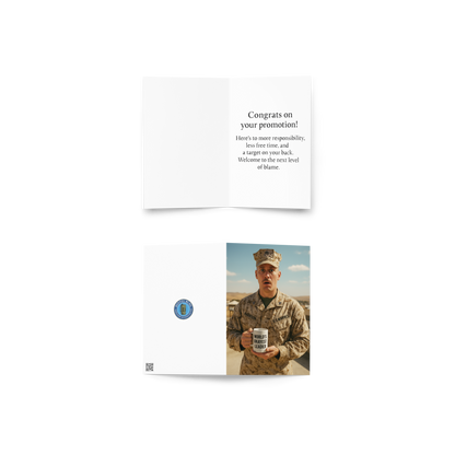 Congrats On Promotion Card